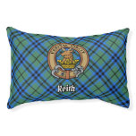 Clan Keith Crest over Tartan Pet Bed