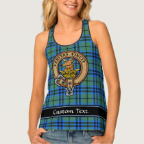 Clan Keith Crest over Tartan Tank Top