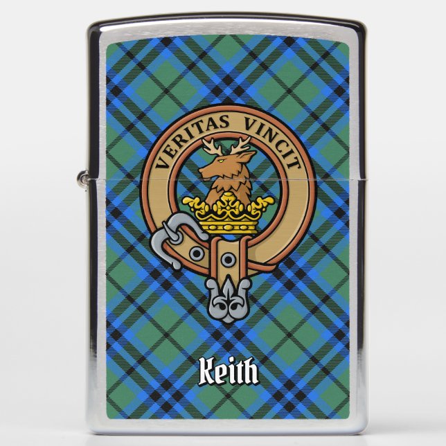 Clan Keith Crest Zippo Lighter (Front)