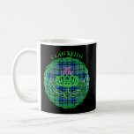 Clan Keith Scottish Tartan Celtic Thistle Coffee Mug