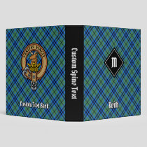 Clan Keith Tartan 3 Ring Binder