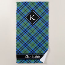 Clan Keith Tartan Beach Towel