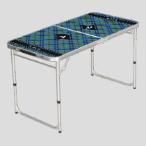 Clan Keith Tartan Beer Pong Table