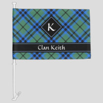 Clan Keith Tartan Car Flag