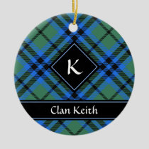 Clan Keith Tartan Ceramic Ornament