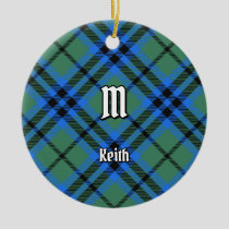Clan Keith Tartan Ceramic Ornament