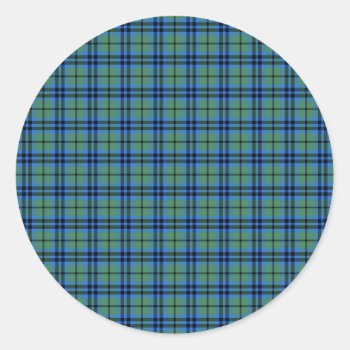 Clan Keith Tartan Classic Round Sticker by thecelticflame at Zazzle
