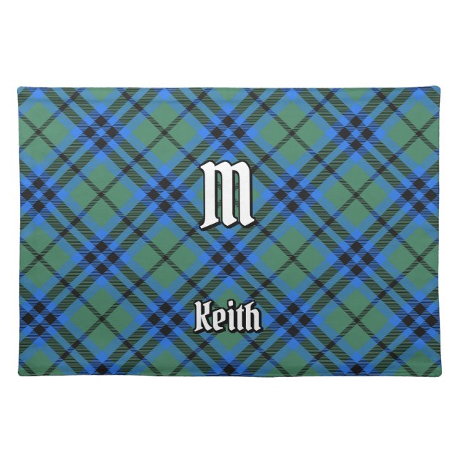 Clan Keith Tartan Cloth Placemat (Front)