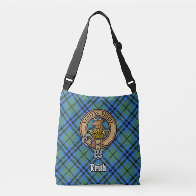 Clan Keith Tartan Crossbody Bag (Front)