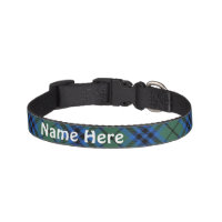 Clan Keith Tartan Customize Pet's Name Pet Collar