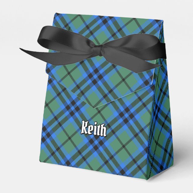 Clan Keith Tartan Favor Box (Front Side)