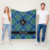Clan Keith Tartan Fleece Blanket