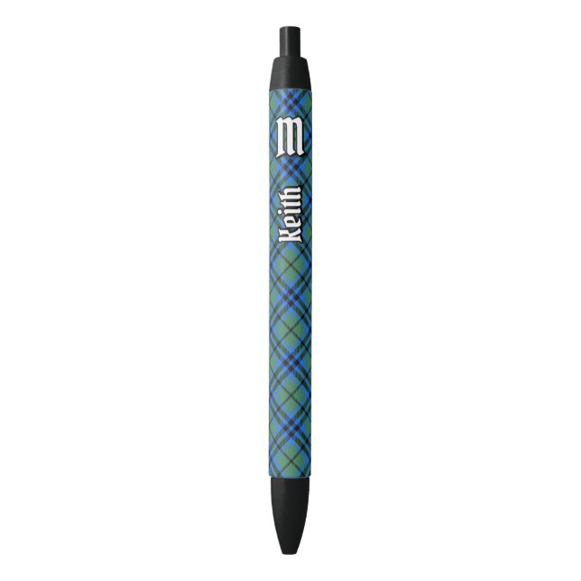 Clan Keith Tartan Ink Pen (Front Vertical)