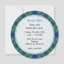 Clan Keith Tartan Invitation