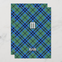 Clan Keith Tartan Invitation