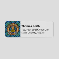 Clan Keith Tartan Label