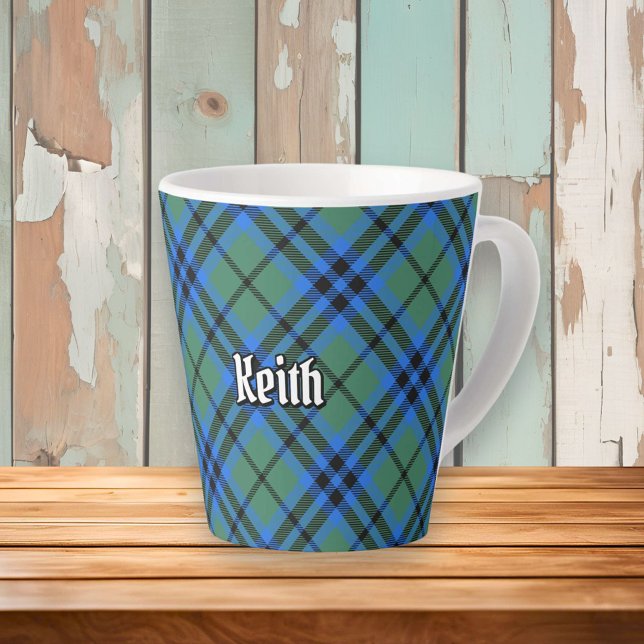 Clan Keith Tartan Latte Mug (Creator Uploaded)