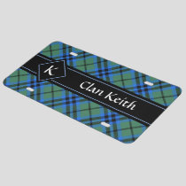 Clan Keith Tartan License Plate