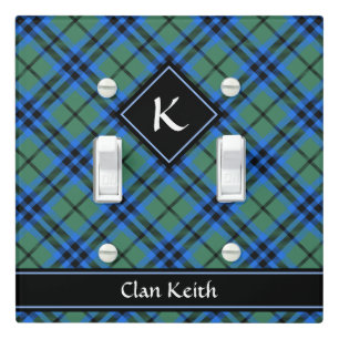 Clan Keith Tartan Light Switch Cover