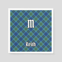 Clan Keith Tartan Napkins