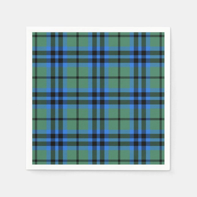 Clan Keith Tartan Paper Napkins (Front)