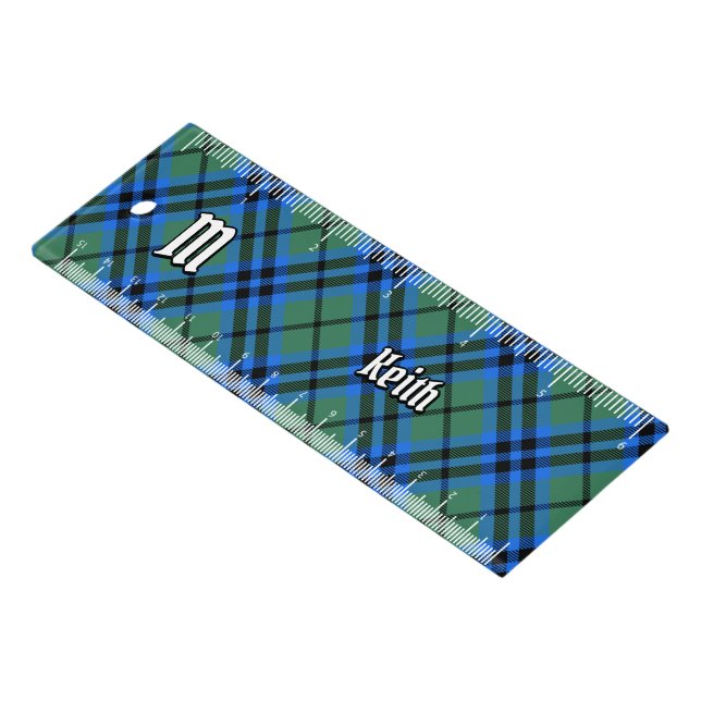 Clan Keith Tartan Ruler (Angled)