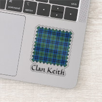 Clan Keith Tartan Sticker