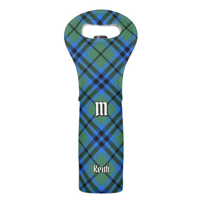 Clan Keith Tartan Wine Bag (Front)