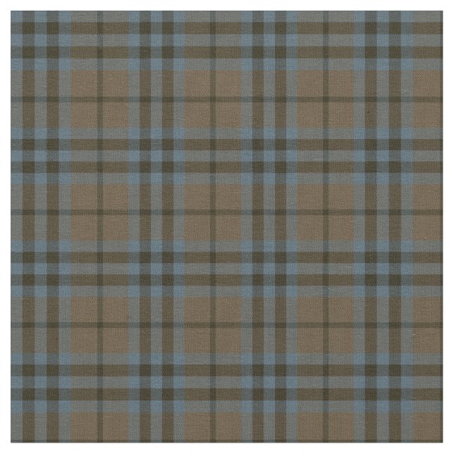 Clan Keith Weathered Tartan Fabric (Close Up)