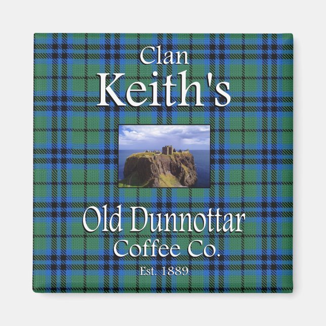 Clan Keith's Old Dunnottar Coffee Co. Magnet (Front)