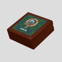 Clan Kennedy Crest over Tartan Gift Box