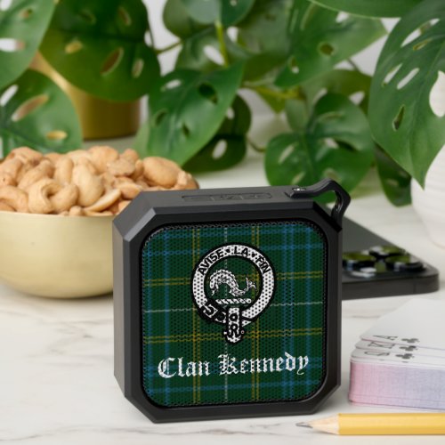 Clan Kennedy Crest Tartan  Bluetooth Speaker