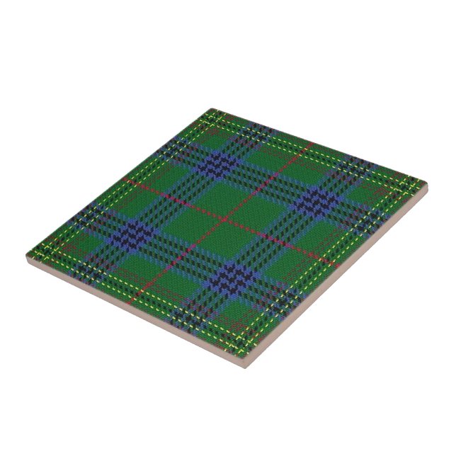Clan Kennedy Scottish Expressions Tartan Ceramic Tile (Side)