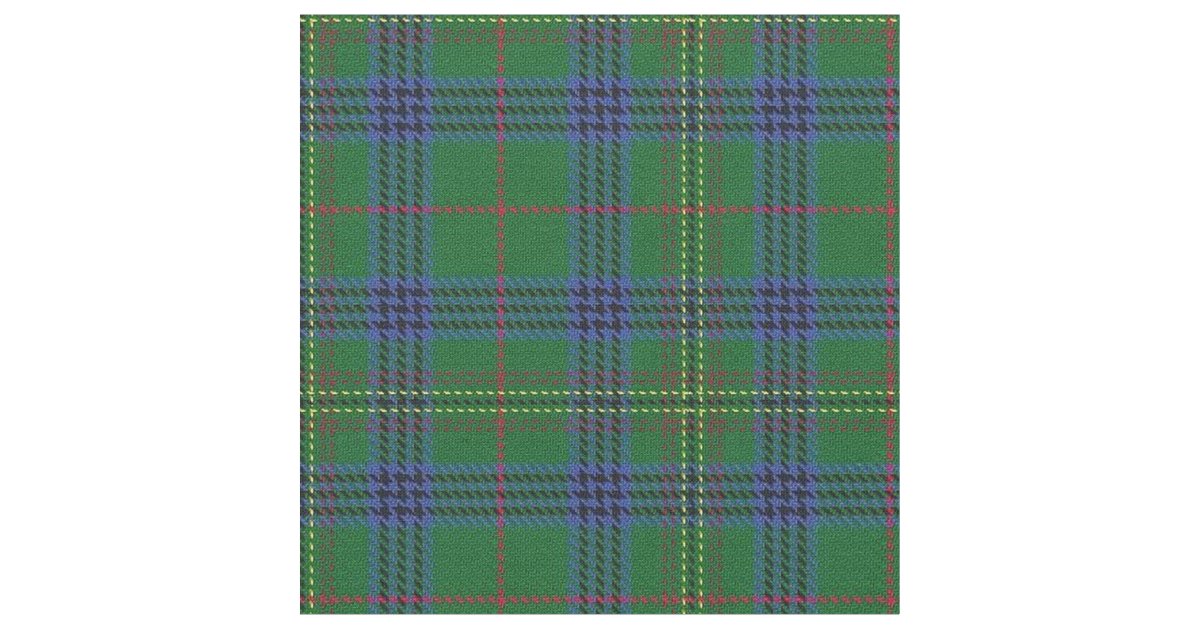 Clan Kennedy Scottish Tartan Plaid Fabric | Zazzle.com