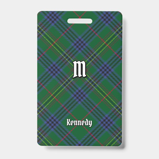 Clan Kennedy Tartan Badge (Front)
