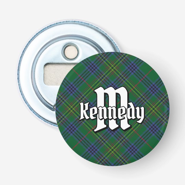 Clan Kennedy Tartan Bottle Opener (Front)