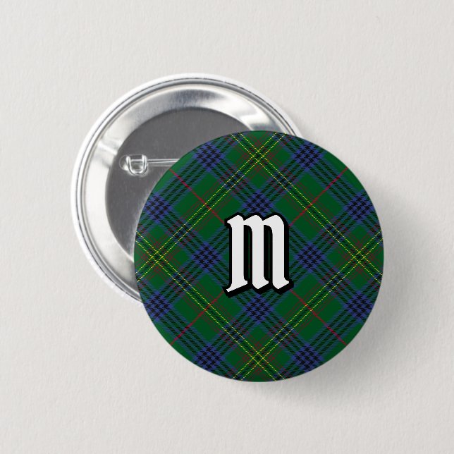 Clan Kennedy Tartan Button (Front & Back)