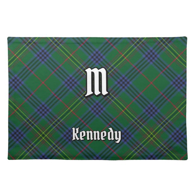 Clan Kennedy Tartan Cloth Placemat (Front)