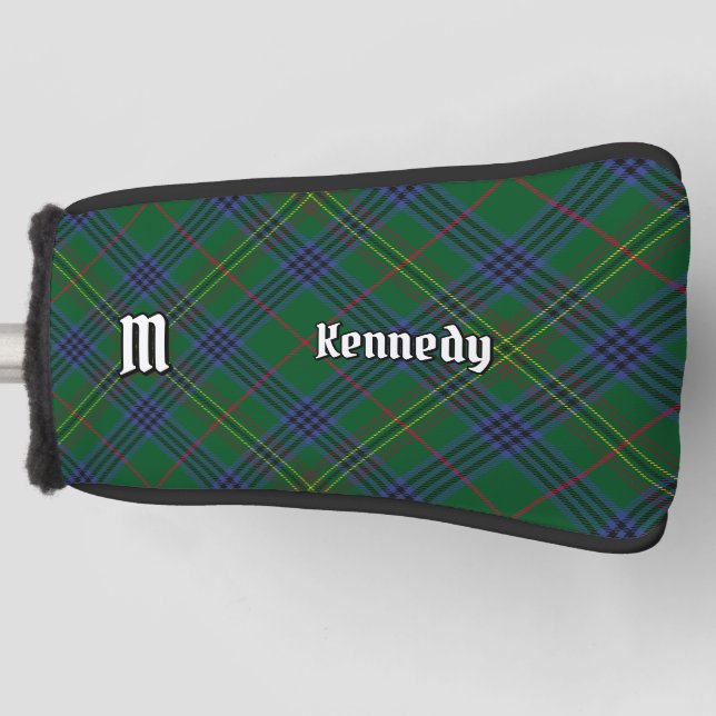 Clan Kennedy Tartan Golf Head Cover (Front)
