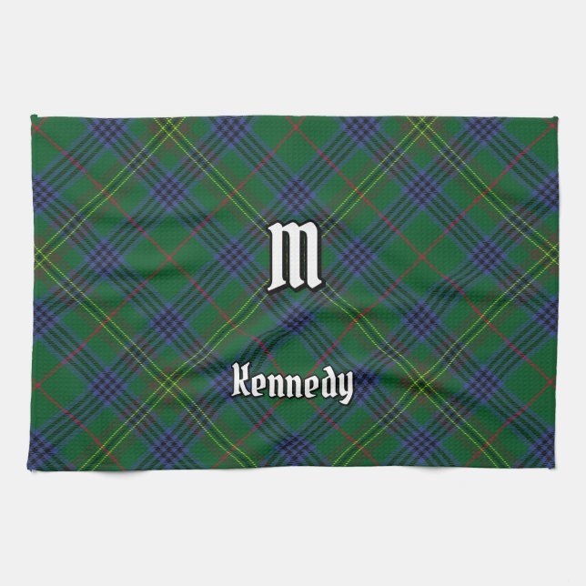 Clan Kennedy Tartan Kitchen Towel (Horizontal)