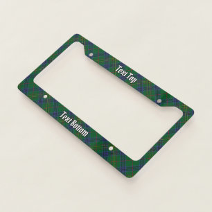 Clan Kennedy Tartan License Plate Frame