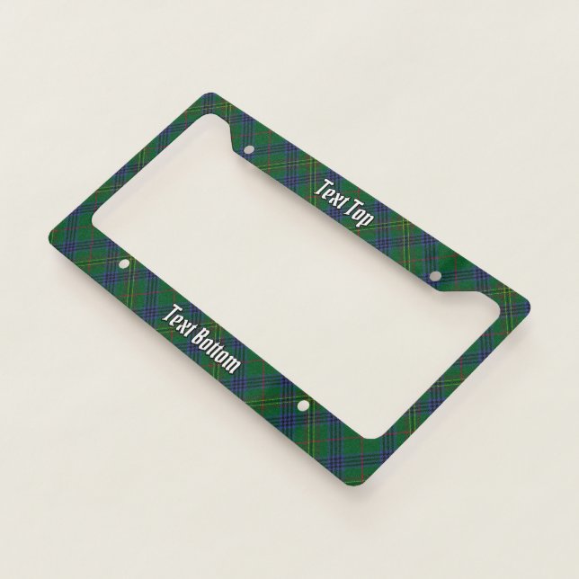 Clan Kennedy Tartan License Plate Frame (3/4)