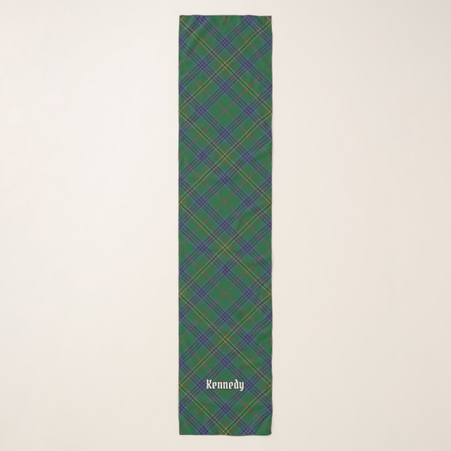 Clan Kennedy Tartan Scarf (Front)