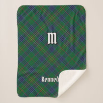 Clan Kennedy Tartan Sherpa Blanket