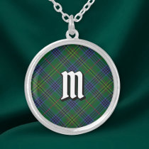 Clan Kennedy Tartan Silver Plated Necklace