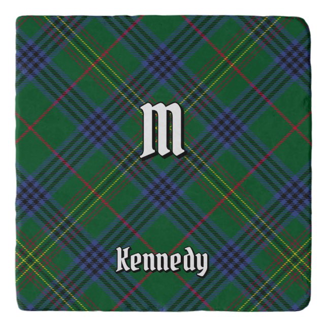 Clan Kennedy Tartan Trivet (Front)