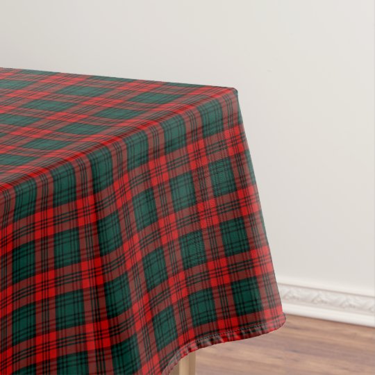 Clan Young Green and Blue Scottish Tartan Tablecloth | Zazzle.com