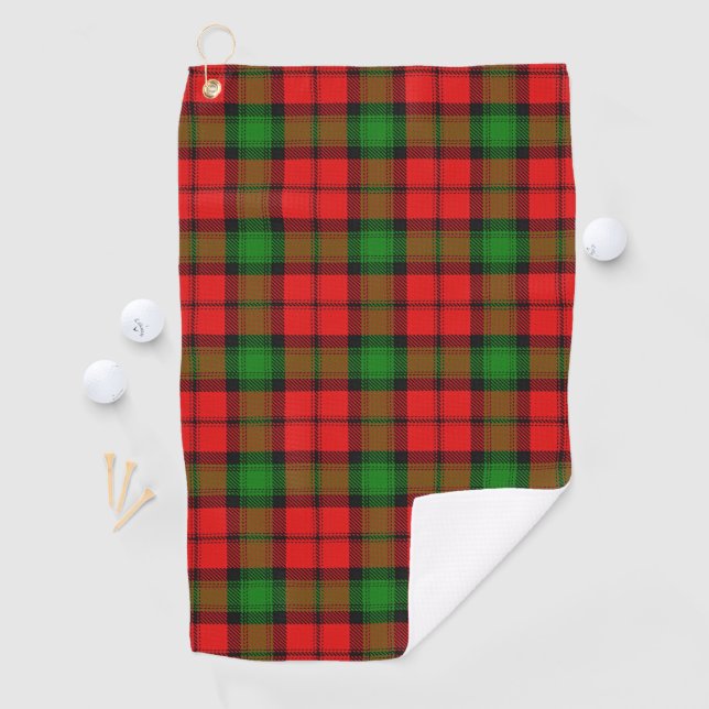 Clan Kerr Scottish Tartan Golf Towel (InSitu)
