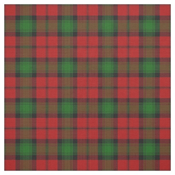 Clan Kerr Tartan Fabric | Zazzle