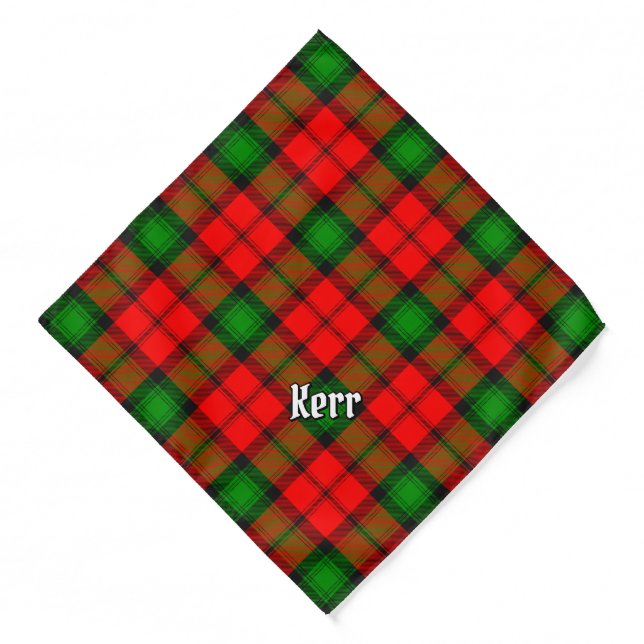 Clan Kerr Tartan Bandana (Front)